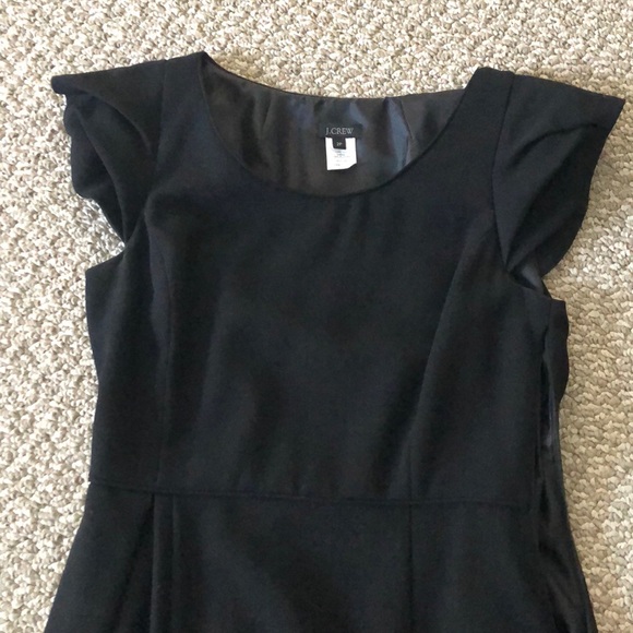 J. Crew Black Tulip Dress 2P - Picture 2 of 6